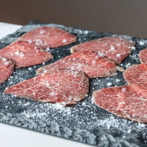 Carpaccio de Wagyu Kobe madurado Dry Aged